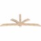 Ekena Millwork Davenport Smooth Timber Gable Bracket, Douglas Fir, 108"W x 45"H x 3 1/2"D x 5 1/2"F, 10/12 Pitch GBW108X45X0406DAV00SDF - alternate 4